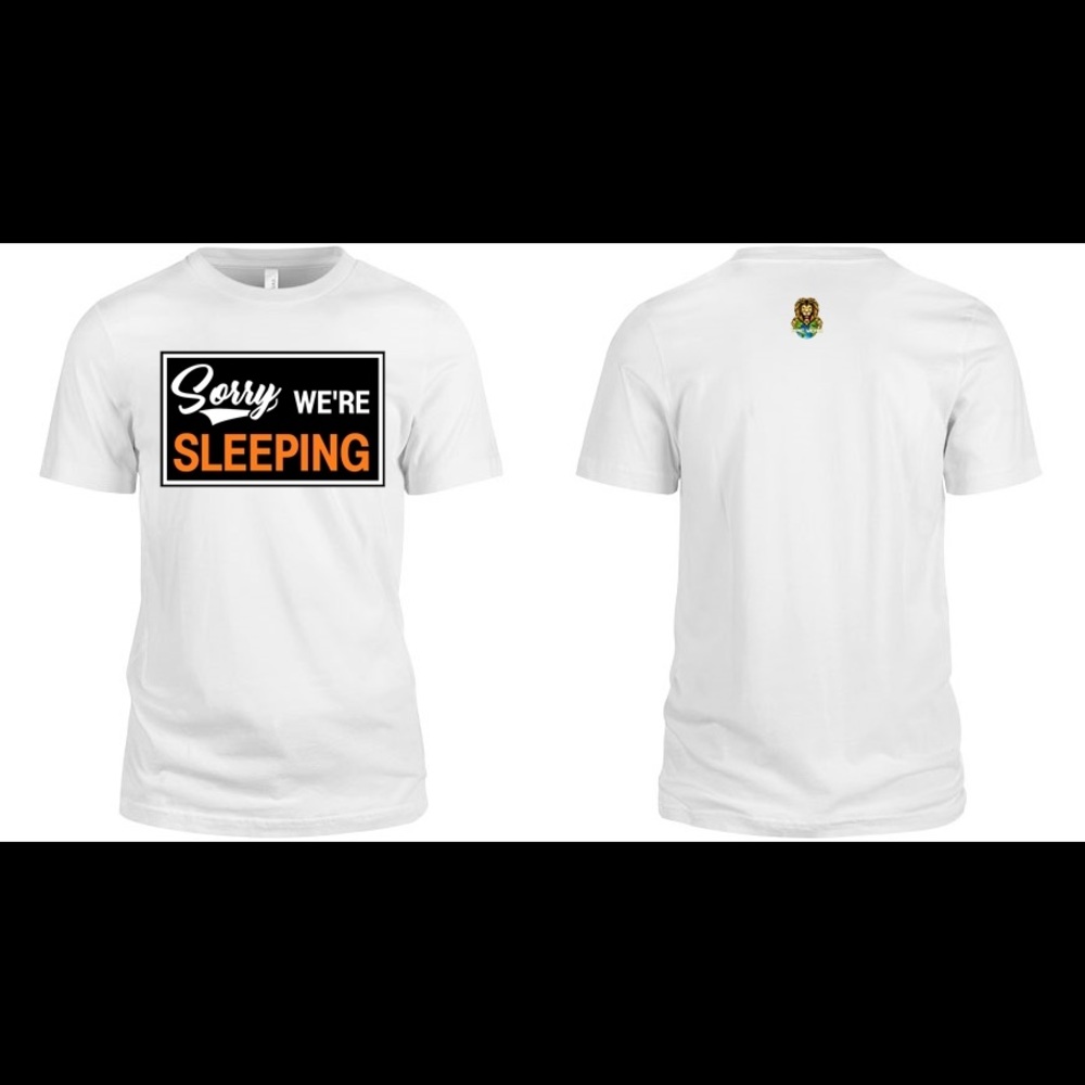 Sorry we’re sleeping